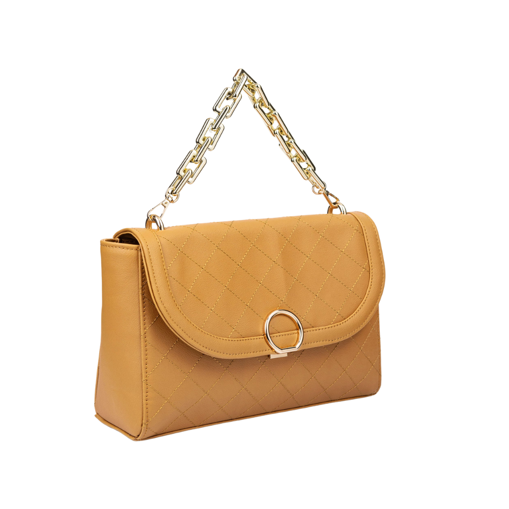 Rust Stitched Handbag